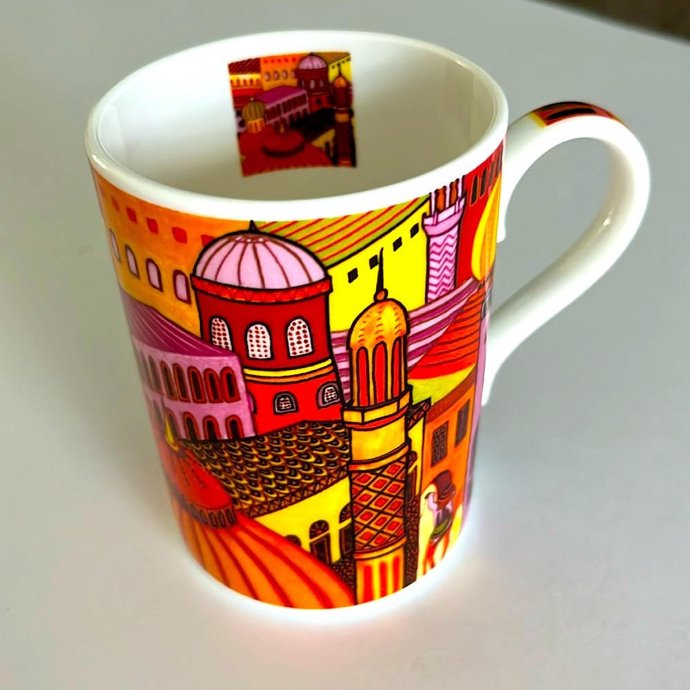 Camel company Eastern Promise ceramic mug coffee tea landscape middle east cup